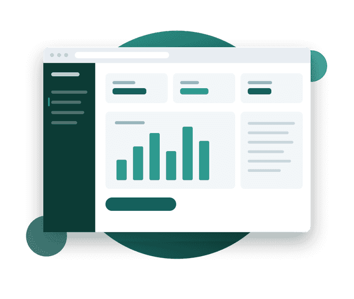 Browser showing the indicator dashboard of the receivables assignment platform
